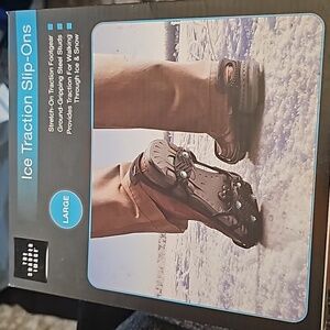 The Sharper Image Ice Traction Slip-Ons